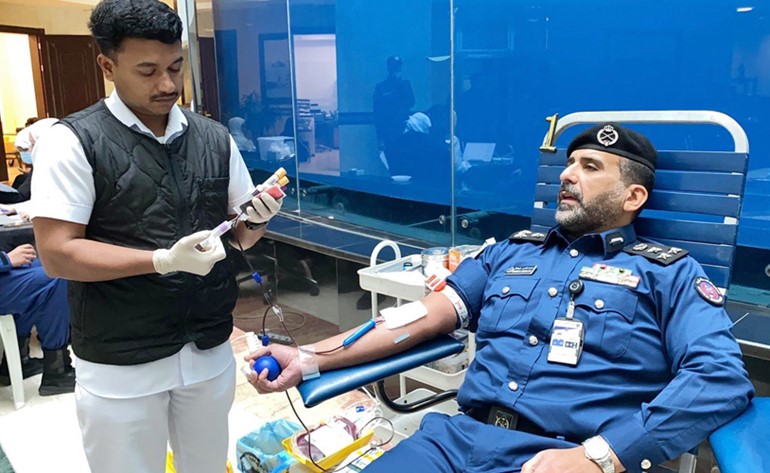 «الإطفاء» تُطلق حملة التبرع بالدم بالتعاون مع «الصحة»