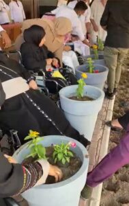 قطاع الرعاية الاجتماعية يحتفل بالتخضير تحت شعار ( نبيها خضراء)