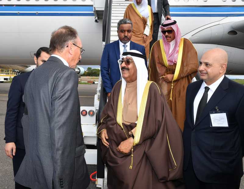 ممثل سمو الأمير سمو ولي العهد يصل إلى المملكة المتحدة  
